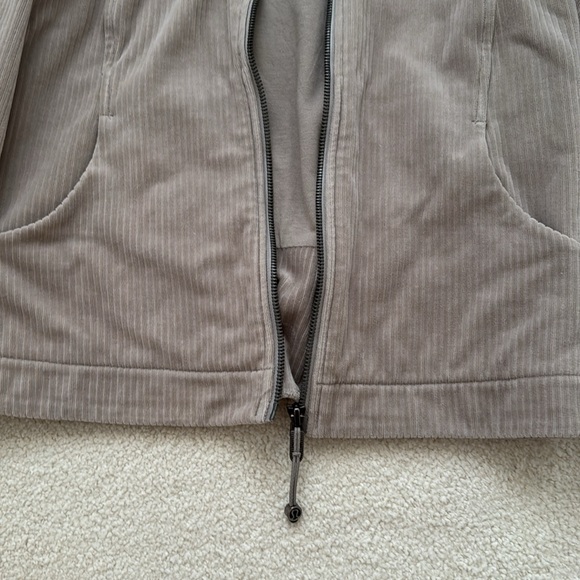 Lululemon scuba track Jacket velvet cord size 8 - Picture 8 of 10